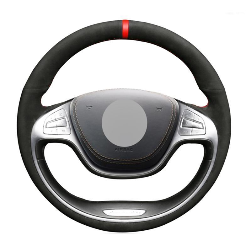 Steering Wheel Covers Hand-stitched Black Suede No-slip Car Cover For - S-Class S320 S400 S500 S600 2014 2022
Steering Wheel Covers Hand-stitched Black Suede No-slip Car Cover For - S-Class S320 S400 S500 S600 2014 2022