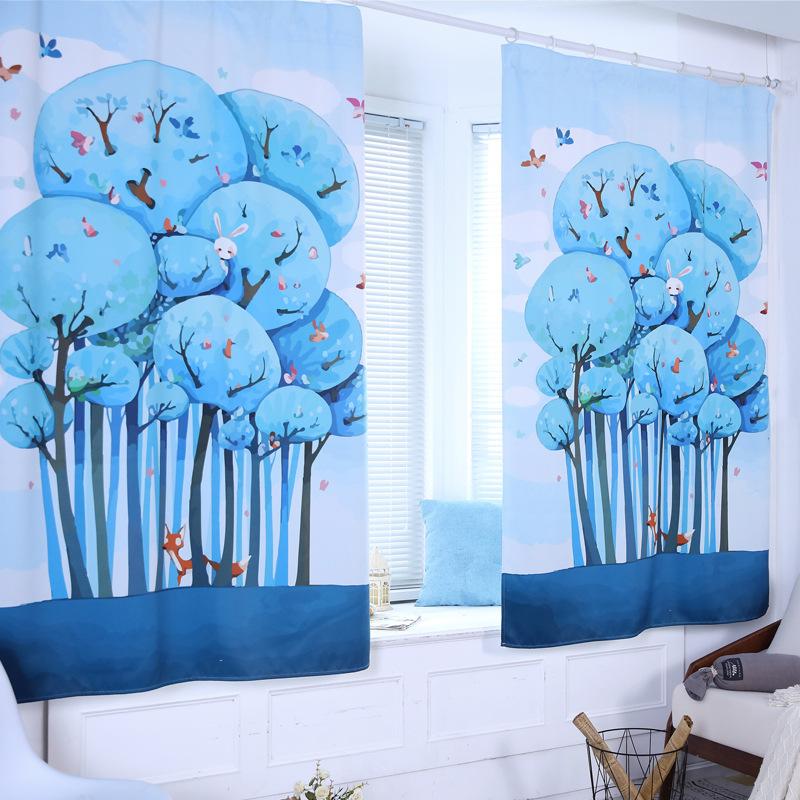 Blackout Curtain Cartoon Tree Kids Bedroom Window Hook Child Room Short Curtains for Living Room Kitchen 1 Piece
Blackout Curtain Cartoon Tree Kids Bedroom Window Hook Child Room Short Curtains for Living Room Kitchen 1 Piece