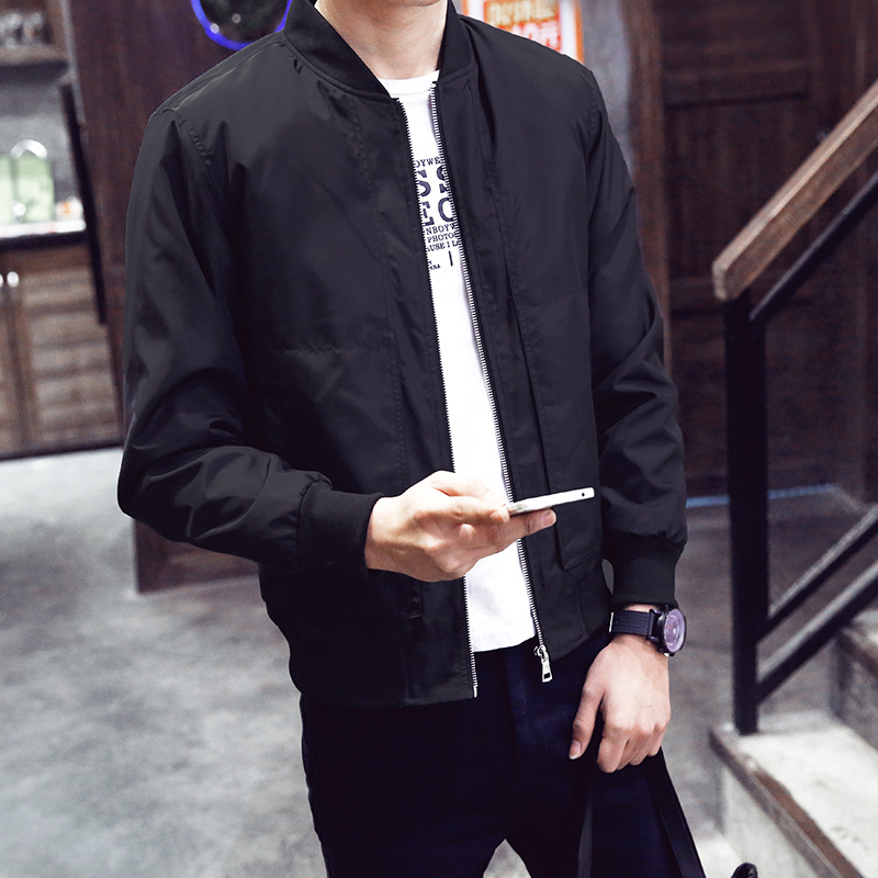 2021 Brand Mens Bomber Jacket Thin Men Baseball Jackets Solid Color Casual Jacket Coat Overcoat For Male Clothing, Black
2021 Brand Mens Bomber Jacket Thin Men Baseball Jackets Solid Color Casual Jacket Coat Overcoat For Male Clothing, Black
