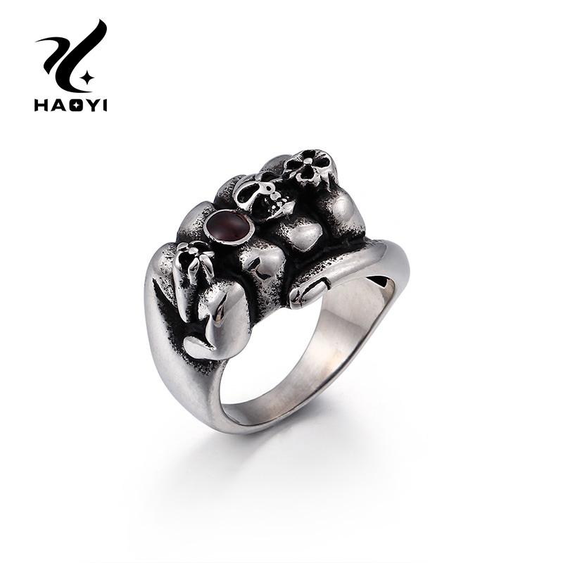Cluster Rings 6mm Width Stainless Steel Fist With Skull Metal Ring For Men Hiphop/Rock Fashion Personality Male Finger Accessories
Cluster Rings 6mm Width Stainless Steel Fist With Skull Metal Ring For Men Hiphop/Rock Fashion Personality Male Finger Accessories