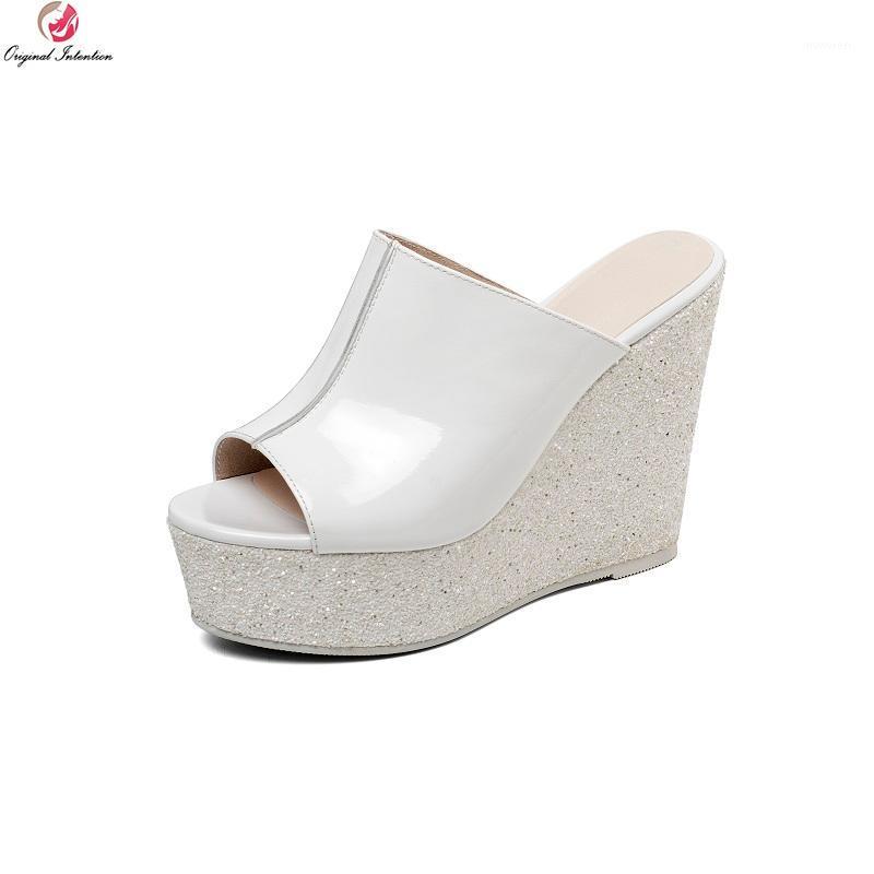 Original Intention Popular Women Sandals Genuine Leather Platform Wedges Sandals Quality Black White Shoes Woman Plus Size 4-8.51, Oi1059 black
Original Intention Popular Women Sandals Genuine Leather Platform Wedges Sandals Quality Black White Shoes Woman Plus Size 4-8.51, Oi1059 black