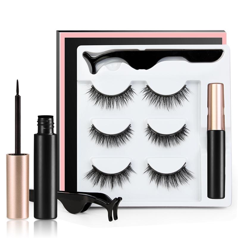 5/3Pairs Magnetic Eyelashes Magnetic Liquid Eyeliner And Eyeliner Set False Eyelashes Extension Liquid & Tweezer Set
5/3Pairs Magnetic Eyelashes Magnetic Liquid Eyeliner And Eyeliner Set False Eyelashes Extension Liquid & Tweezer Set