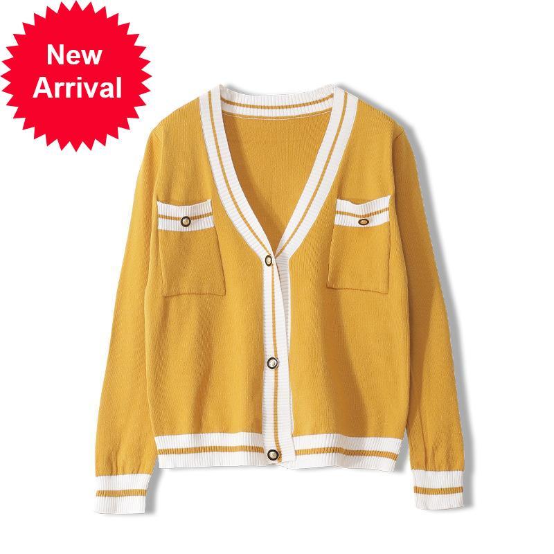2021 New Design the Long Top Brand Decorate v Single Breasted Sweater Fall Winter Cardigan Women Clothes of Malay 1e5j, Black
2021 New Design the Long Top Brand Decorate v Single Breasted Sweater Fall Winter Cardigan Women Clothes of Malay 1e5j, Black