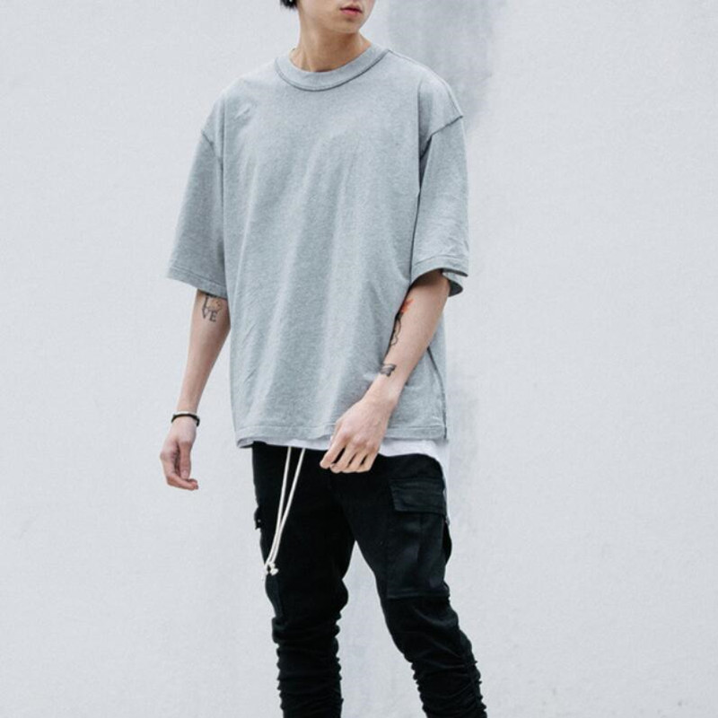 2021 Men Hip Hop Shirts Tops of Hiphop Streetwear Will See T-shirt Size Big Clothes Shoulder Drop Tshirt Homme Ngfo, Gray.
2021 Men Hip Hop Shirts Tops of Hiphop Streetwear Will See T-shirt Size Big Clothes Shoulder Drop Tshirt Homme Ngfo, Gray.