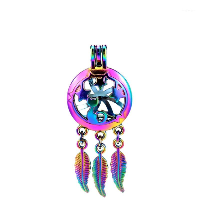 C764 5pcs/lot Rainbow Color Beaty Dream Catcher Star Cat Leaf Cage Pendant Pearl Locket Fairytale Party1
C764 5pcs/lot Rainbow Color Beaty Dream Catcher Star Cat Leaf Cage Pendant Pearl Locket Fairytale Party1