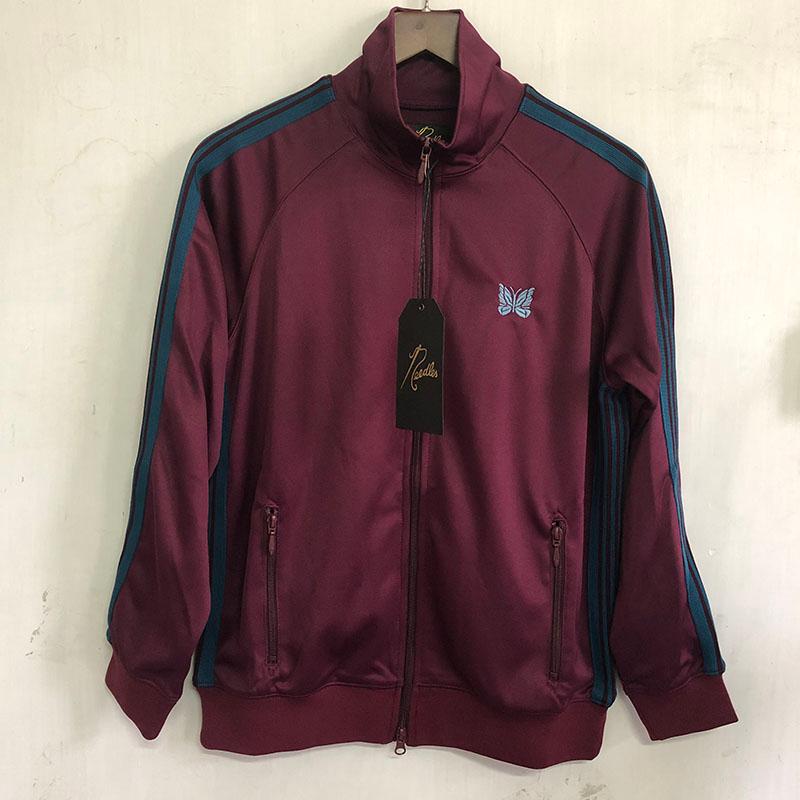 New Purple Butterfly Embroidery Jacket Women Men Best Quality Cotton AWGE Zip Pocket AWGE Needles Jacket
New Purple Butterfly Embroidery Jacket Women Men Best Quality Cotton AWGE Zip Pocket AWGE Needles Jacket
