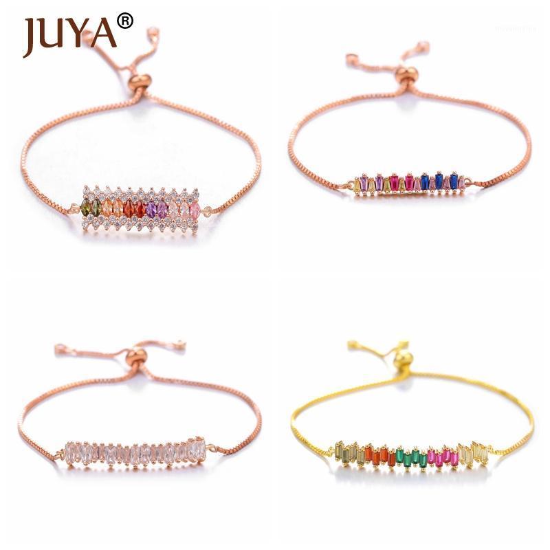 2020 Latest Design Long Bar Shape Rainbow Color Crystal Bracelets Adjustable Chain Simple Trendy Bracelet For Women bileklik1
2020 Latest Design Long Bar Shape Rainbow Color Crystal Bracelets Adjustable Chain Simple Trendy Bracelet For Women bileklik1