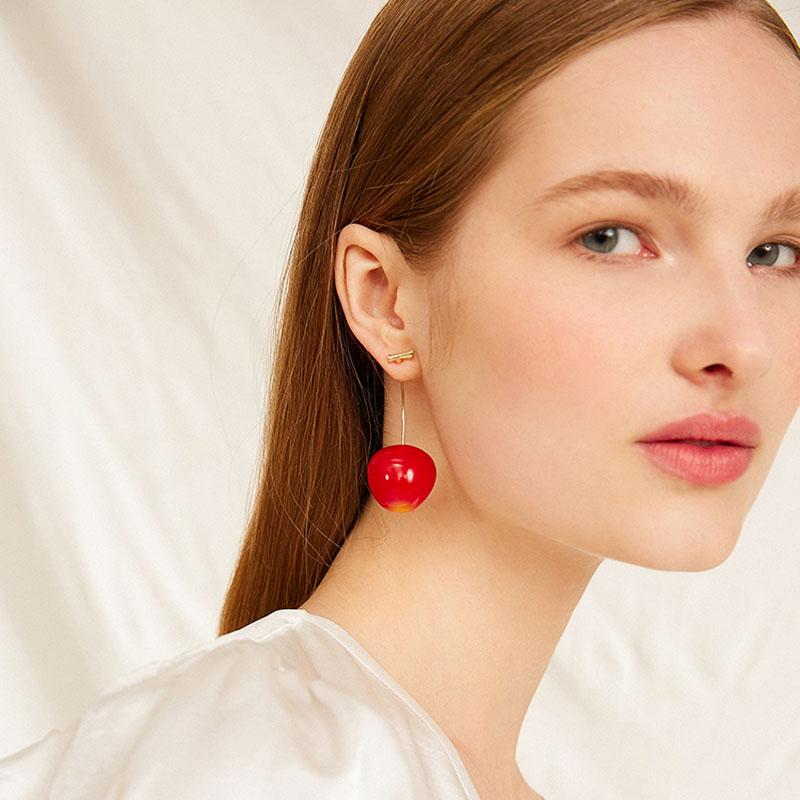 New Red Green Cherry Drop Earrings Women Trendy Round Geometric Handmade Dried Flower Resin Long Dangle Earrings Fashion Jewelry
New Red Green Cherry Drop Earrings Women Trendy Round Geometric Handmade Dried Flower Resin Long Dangle Earrings Fashion Jewelry