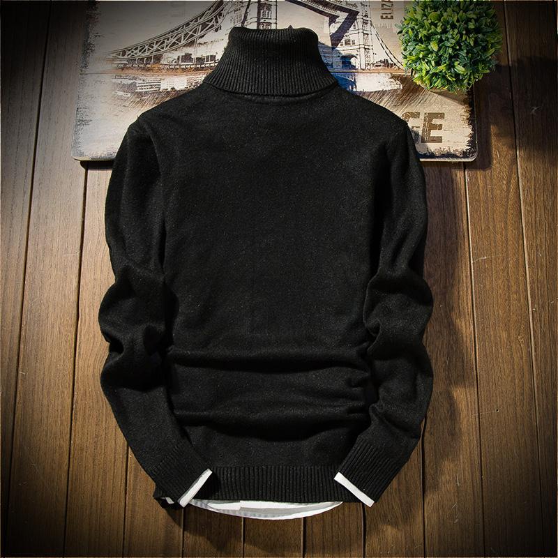 2020 Fall Men' Turtleneck Solid Color Sweater Hot Selling Fashion Casual Slim Brand Pullover Men' Classic Wool Knitwear, Black
2020 Fall Men' Turtleneck Solid Color Sweater Hot Selling Fashion Casual Slim Brand Pullover Men' Classic Wool Knitwear, Black