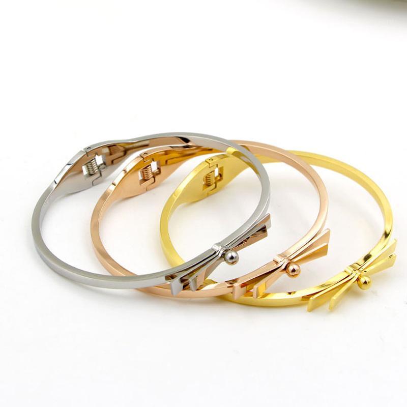 Bangle Fashion Luxury Jewelry Stainless Steel Women Gold Color Lady Bracelet Love1
Bangle Fashion Luxury Jewelry Stainless Steel Women Gold Color Lady Bracelet Love1
