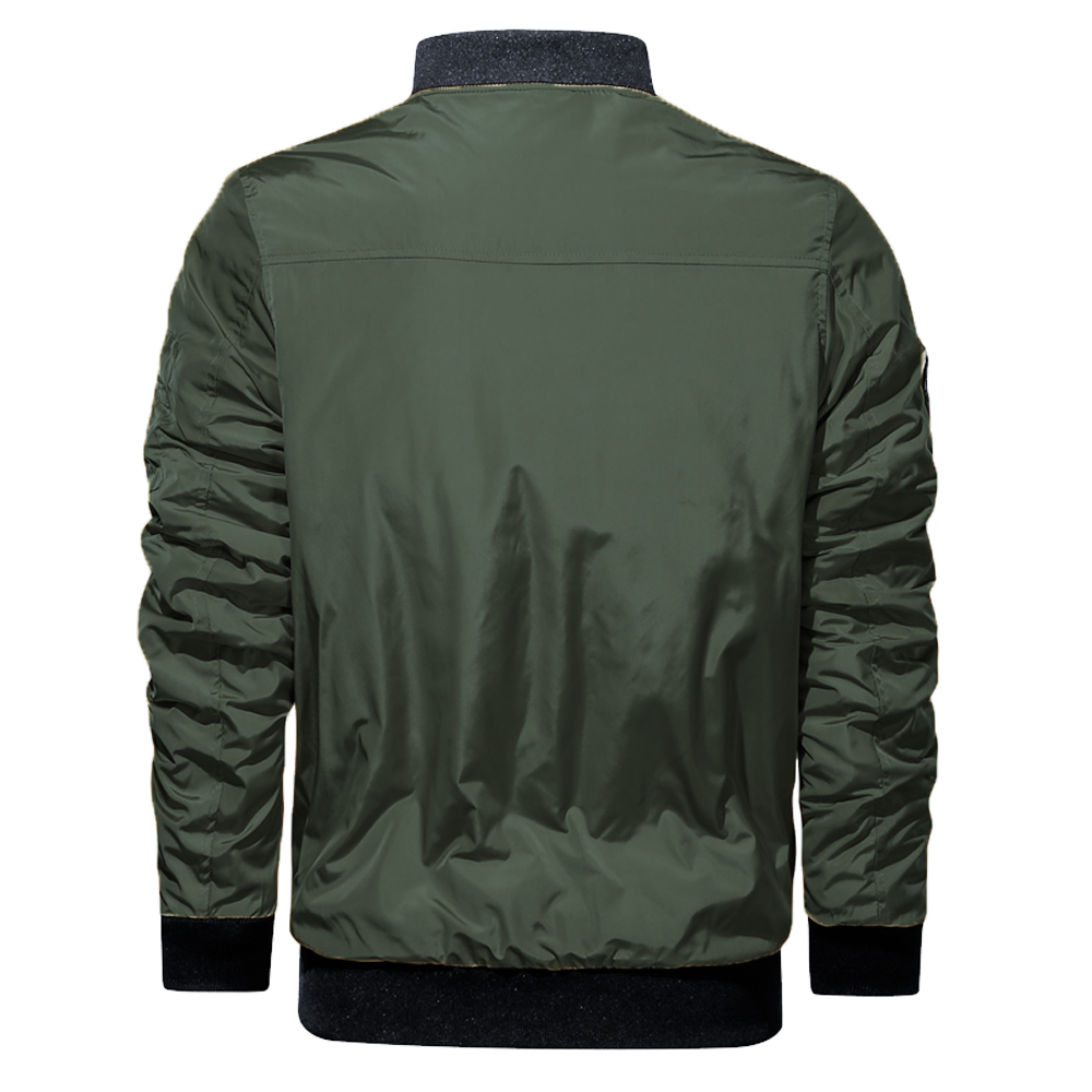 Bomber Jacket Men Letter Autumn Lightweight Bomber Jacket Casual Coat Military Style Pilot Jacket Slim Fit Windbreaker Plus Size 201127