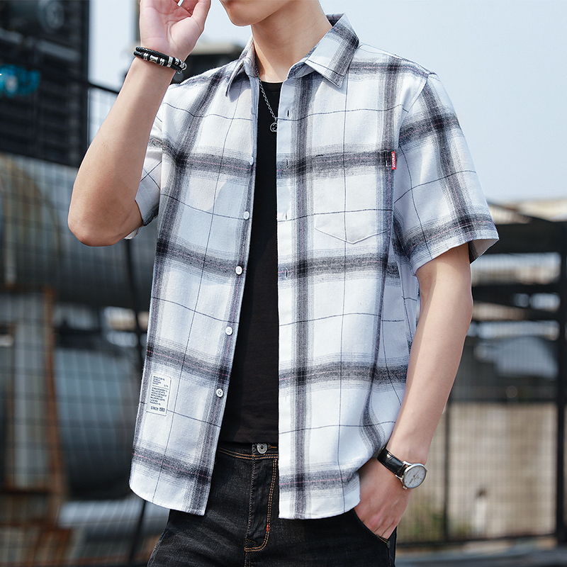 2021 New Men's Shirt Short Sleeves, Casual Summer Vintage Korean Shirt, Fashion, Loose Male Tops, Hipster Chemises Homme. Edua WQ17, 610-grey.
2021 New Men's Shirt Short Sleeves, Casual Summer Vintage Korean Shirt, Fashion, Loose Male Tops, Hipster Chemises Homme. Edua WQ17, 610-grey.