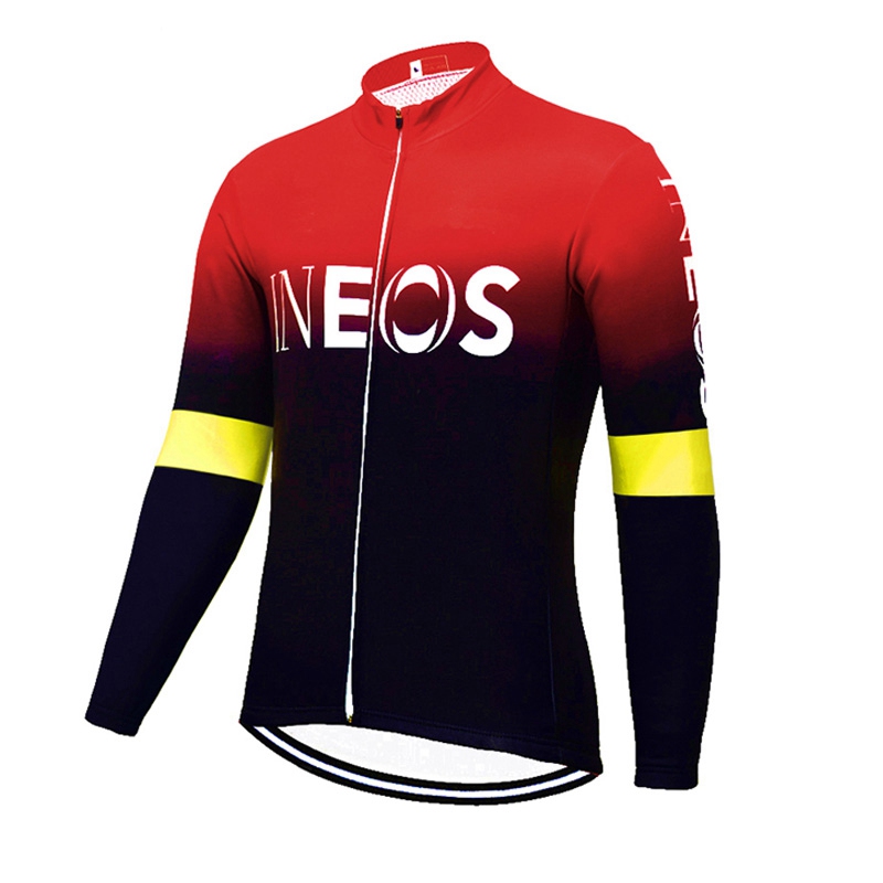 Men INEOS Team Cycling Long Sleeve jersey MTB bike shirt tour de france racing bicycle tops breathable quick dry cycling clothing Y20072402, Black
Men INEOS Team Cycling Long Sleeve jersey MTB bike shirt tour de france racing bicycle tops breathable quick dry cycling clothing Y20072402, Black