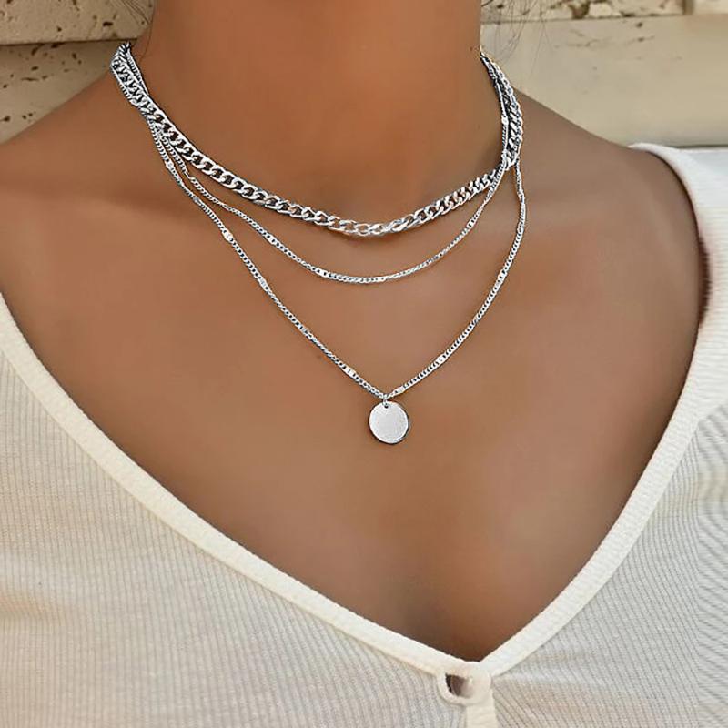 Pendant Necklaces 2022 Vintage Necklace On Neck Gold Chain Women's Jewelry Layered Accessories For Girls Clothing Aesthetic Gifts Fashion, Silver
Pendant Necklaces 2022 Vintage Necklace On Neck Gold Chain Women's Jewelry Layered Accessories For Girls Clothing Aesthetic Gifts Fashion, Silver