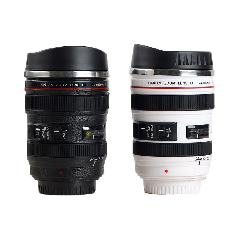 Stainless Steel Camera EF24-105mm Coffee Lens Mug White Black Coffee Mugs Creative Gift Cups canecas tazas vaso café
Stainless Steel Camera EF24-105mm Coffee Lens Mug White Black Coffee Mugs Creative Gift Cups canecas tazas vaso café