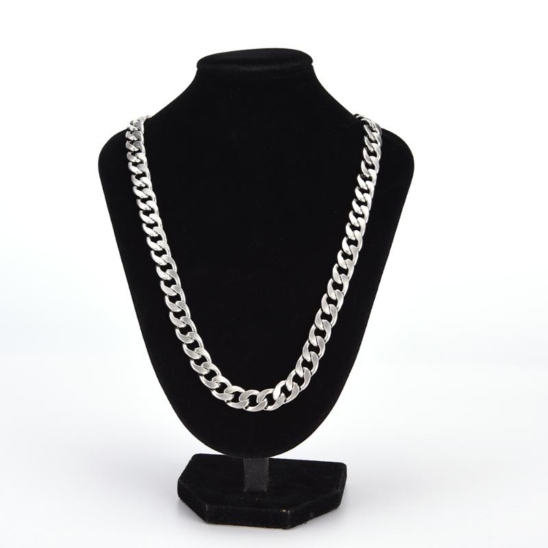 48cm/60cm JETTING Stainless Steel Necklace Curb Cuban Link Silver Color Mens Chain Fashion Jewelry 1pc
48cm/60cm JETTING Stainless Steel Necklace Curb Cuban Link Silver Color Mens Chain Fashion Jewelry 1pc