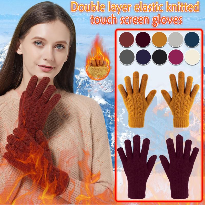Women Men Winter Mittens Touchscreen Full Finger Glove Knit Wool Lined with Non-Slip Silicone Festival Unisex Gloves Gift #YL5
Women Men Winter Mittens Touchscreen Full Finger Glove Knit Wool Lined with Non-Slip Silicone Festival Unisex Gloves Gift #YL5