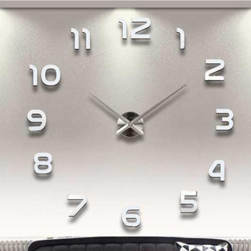 Large 3D DIY Wall Clock Modern Design Silent Big Digital Acrylic Self adhesive Wall Clock Sticker for Living Room Decor
Large 3D DIY Wall Clock Modern Design Silent Big Digital Acrylic Self adhesive Wall Clock Sticker for Living Room Decor