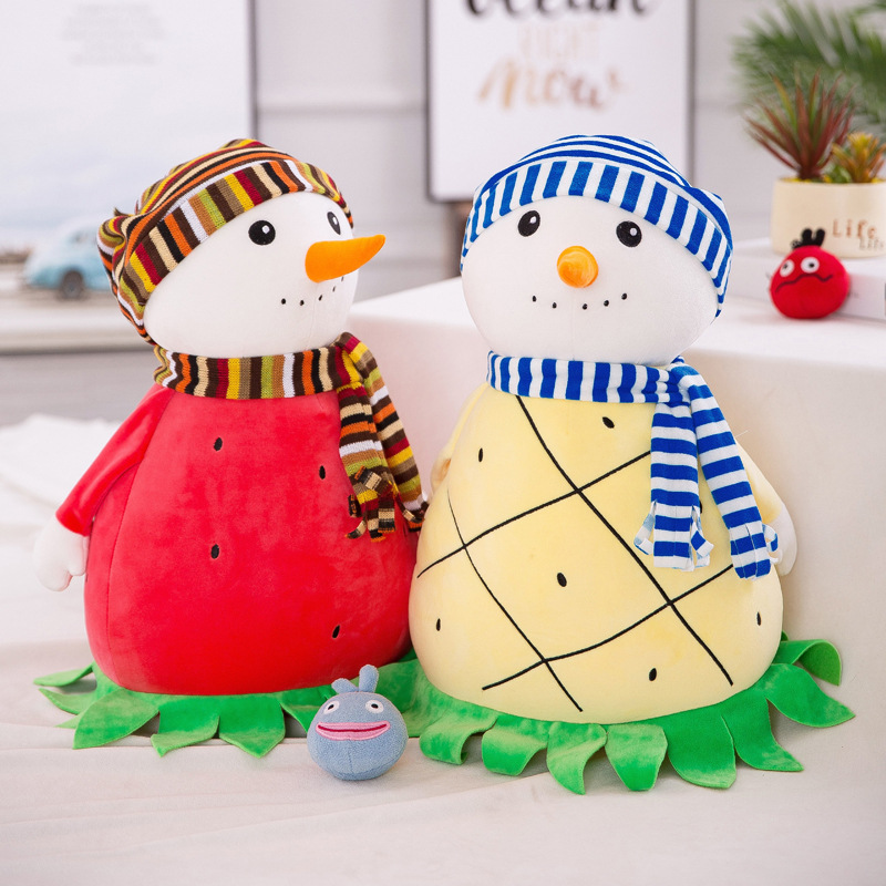 Tree creative Christmas snowman plush toy doll strawberry pineapple Valentine's Day fruit series pillow
Tree creative Christmas snowman plush toy doll strawberry pineapple Valentine's Day fruit series pillow