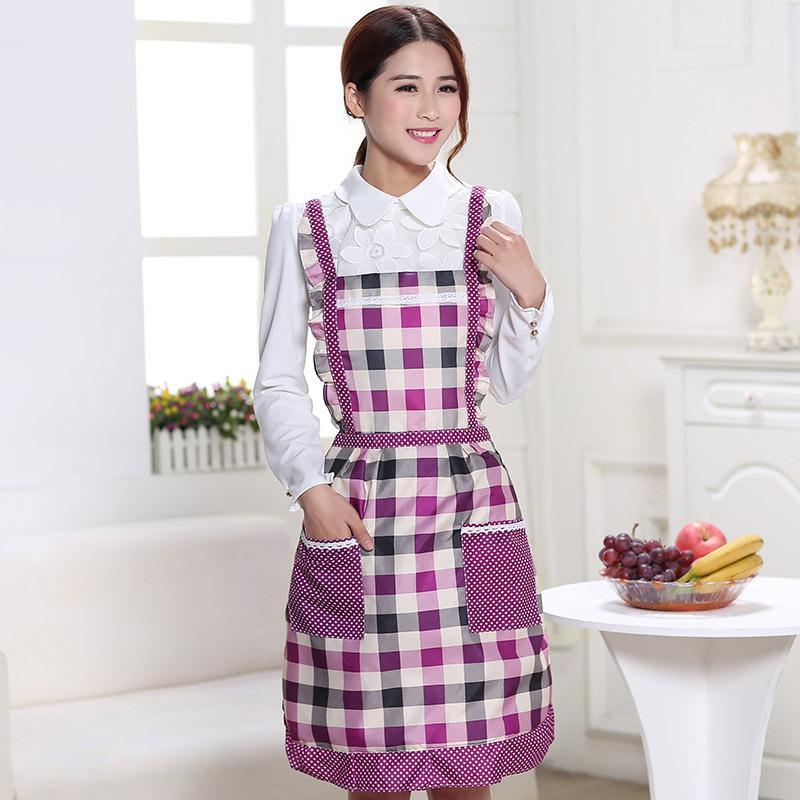 SINSNAN Women Vintage Ruffled Lace Double Fabric Kitchen Apron Polka Dot Chef Apron Waitress Dresses Home Pinafore Retro Uniform1
SINSNAN Women Vintage Ruffled Lace Double Fabric Kitchen Apron Polka Dot Chef Apron Waitress Dresses Home Pinafore Retro Uniform1