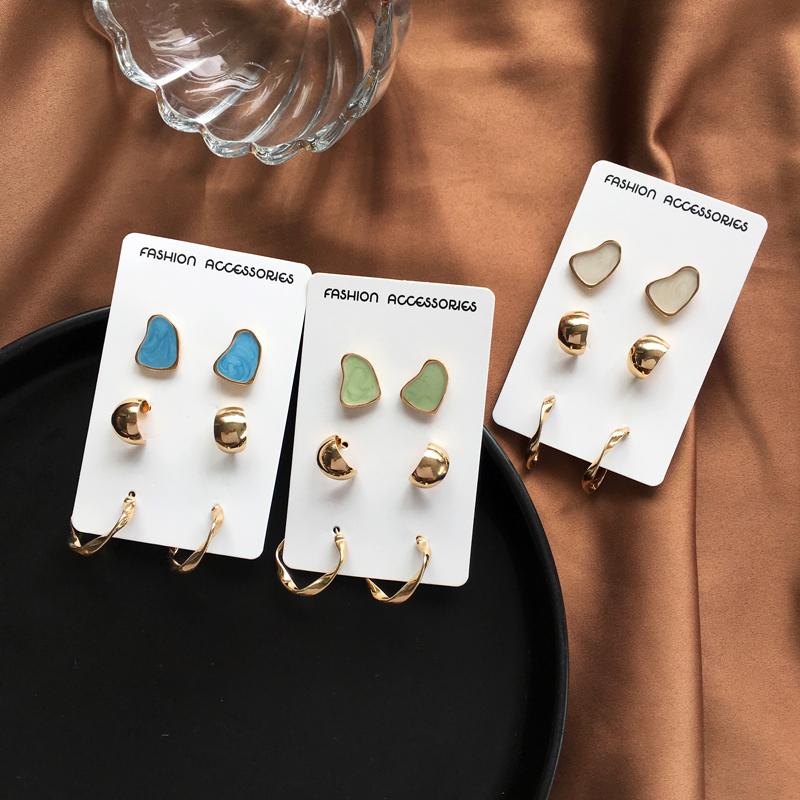 Impersonal 3 Pack Group Stud Earrings for The Irregular Drip Niche Senior Earrings Women Metal Hologram Bracelets Geometric
Impersonal 3 Pack Group Stud Earrings for The Irregular Drip Niche Senior Earrings Women Metal Hologram Bracelets Geometric