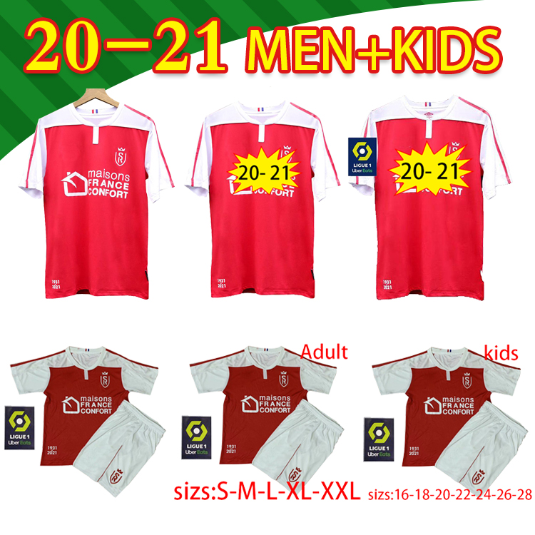 20 21 Maillots Stade Reims Soccer Jerseys Adults kids kits TOURE CAFARO KONAN DIA FOKET CHAVALERIN ZENELI Home enfants de foot Uniform
20 21 Maillots Stade Reims Soccer Jerseys Adults kids kits TOURE CAFARO KONAN DIA FOKET CHAVALERIN ZENELI Home enfants de foot Uniform
