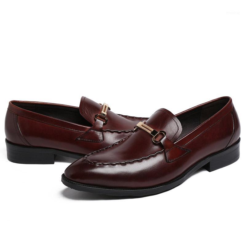 Fashion England Style Brand Mens Formal Genuine Leather Breathable Brown Black Business Office Men Shoes Plus Size 38-441
Fashion England Style Brand Mens Formal Genuine Leather Breathable Brown Black Business Office Men Shoes Plus Size 38-441