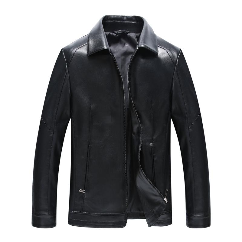 2020 Spring New Thin Stand Collar Leren Jack Good Quality Soft Tough Cazadora Cuero Moto Hombre, Black
2020 Spring New Thin Stand Collar Leren Jack Good Quality Soft Tough Cazadora Cuero Moto Hombre, Black