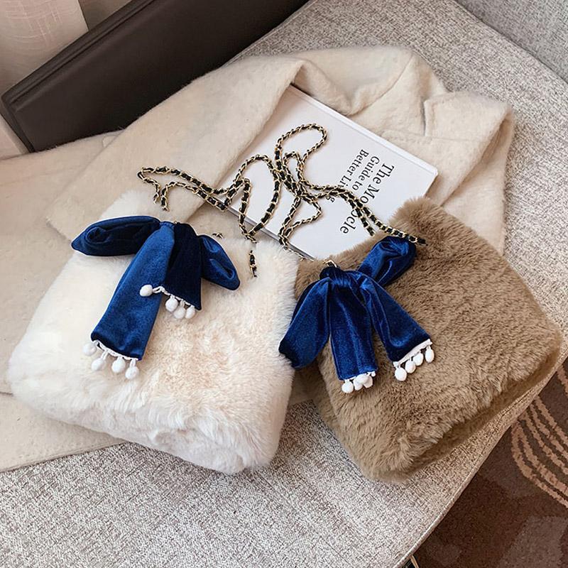 Bags for Women 2021 Faux Fur Luxury Quality Bow Tassel Bucket Crossbody Handbags Casual Shoulder Bag Bolsos Para Mujer, Black
Bags for Women 2021 Faux Fur Luxury Quality Bow Tassel Bucket Crossbody Handbags Casual Shoulder Bag Bolsos Para Mujer, Black