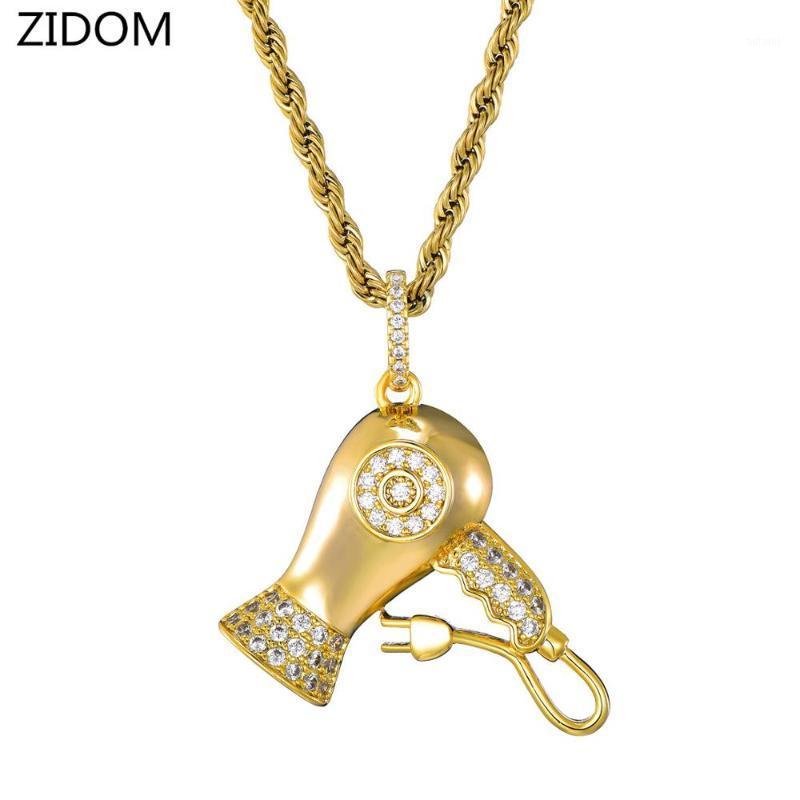 Men Hip hop iced out bling hair dryer shape pendant necklaces micro pave Zircon Hiphop necklace Hiphop jewelry Fashion gift1
Men Hip hop iced out bling hair dryer shape pendant necklaces micro pave Zircon Hiphop necklace Hiphop jewelry Fashion gift1