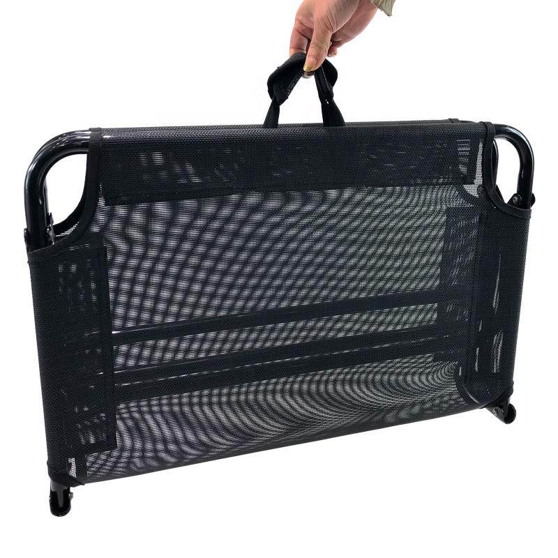 Foldable Pet Elevated Outdoor Beds Steel Frame Mesh Cot folding cot bed pet cots folding dog bed, Black
Foldable Pet Elevated Outdoor Beds Steel Frame Mesh Cot folding cot bed pet cots folding dog bed, Black