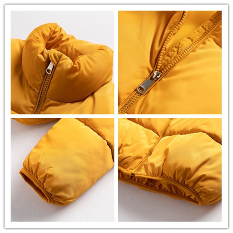 Women Winter Short Parkas Fashion Down Cotton Jacket Black Solid Standard Collar Bubble Coat Autumn Female Puffer Jackets 201019