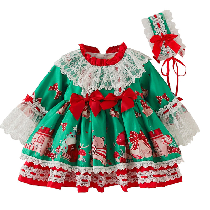 baby kids Christmas dresses for 1 2 3 4 5T Baby Girl Flower lace Cake Bow Print Vestidos Birthday Princess Party Lolita Dresses Clothes, Green
baby kids Christmas dresses for 1 2 3 4 5T Baby Girl Flower lace Cake Bow Print Vestidos Birthday Princess Party Lolita Dresses Clothes, Green