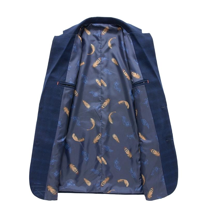 Men's Plaid Classic Suit 2020 New Fashion Business Casual Slim Fit Blazer Jacket Male Brand Clothes, Blue
Men's Plaid Classic Suit 2020 New Fashion Business Casual Slim Fit Blazer Jacket Male Brand Clothes, Blue