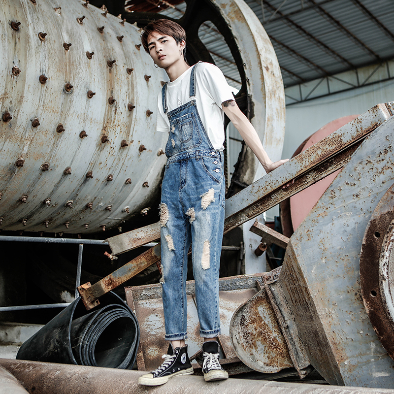 New Spring 2020 Summer Denim Hole-washed Overalls Feet Nine Male and Female Breeches Retro Team Clothes Size S-4xl 5xl 2sic, Sky blue
New Spring 2020 Summer Denim Hole-washed Overalls Feet Nine Male and Female Breeches Retro Team Clothes Size S-4xl 5xl 2sic, Sky blue