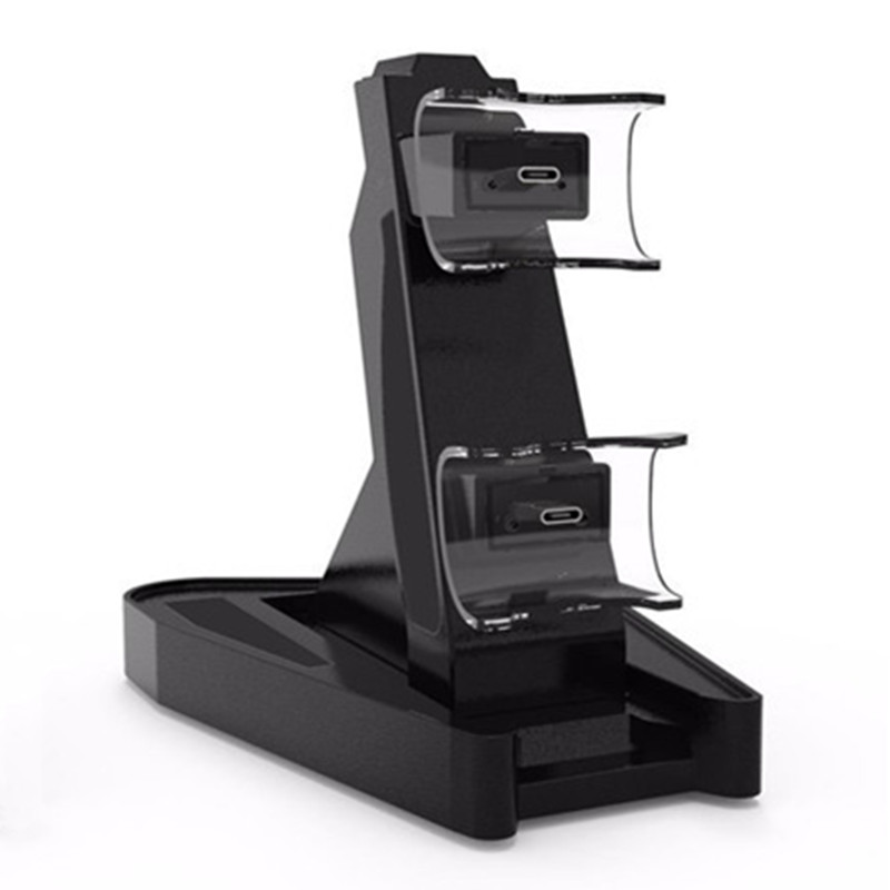 LED Ps5 Dual Charger Dock Mount USB Charging Stand For PlayStation 5 PS5 Gaming Wireless Controller With Retail Box