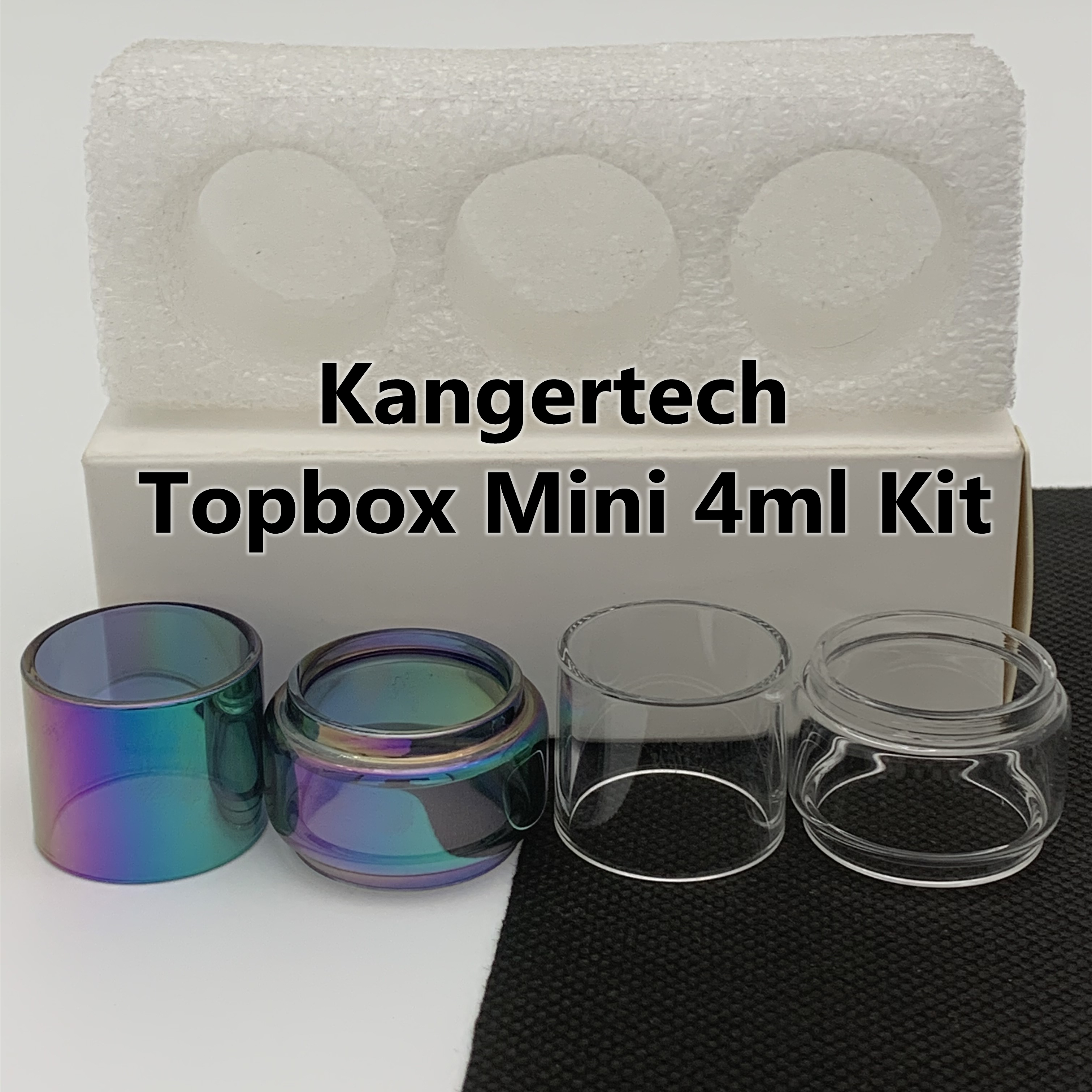 Kangertech Topbox Mini 4ml Kit Normal Tube Clear Replacement Glass Tube Straight Standard 3pcs/box Retail Package
Kangertech Topbox Mini 4ml Kit Normal Tube Clear Replacement Glass Tube Straight Standard 3pcs/box Retail Package