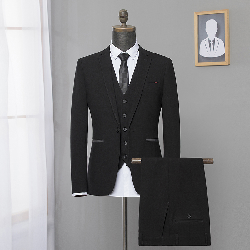 2021 New Spring Fashion Three-piece Wear Men's Suits Classic Wedding Gentlemen FYJS, Black
2021 New Spring Fashion Three-piece Wear Men's Suits Classic Wedding Gentlemen FYJS, Black
