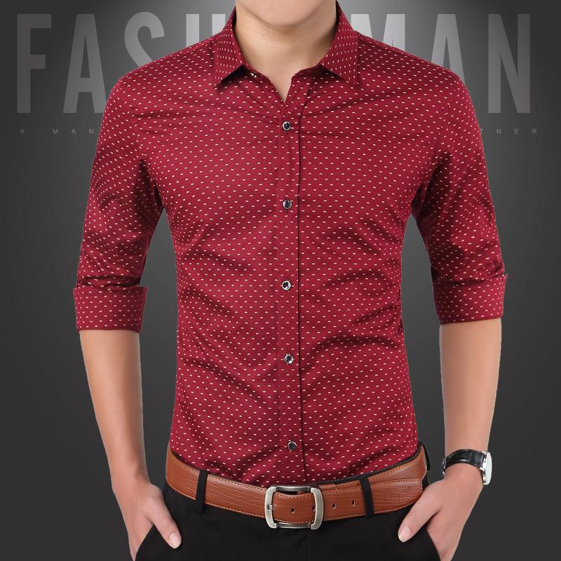 Men's Long Sleeve Casual Slim Fit Button Down Polka Dot Formal Dress Shirts Men Male Clothing Hot Sale, White;black
Men's Long Sleeve Casual Slim Fit Button Down Polka Dot Formal Dress Shirts Men Male Clothing Hot Sale, White;black