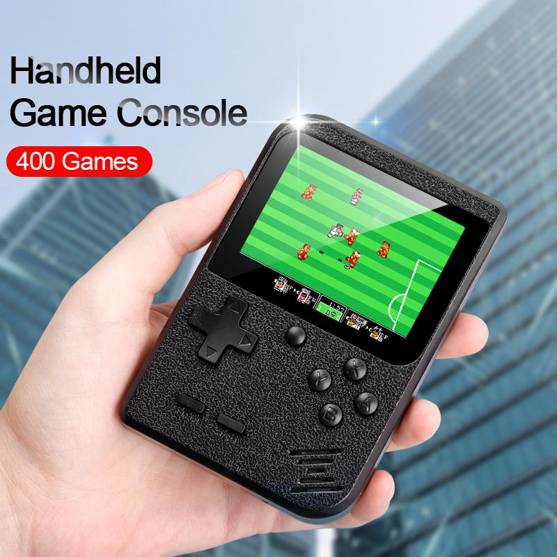 Retro Portable Mini Handheld Game Console 8-Bit 2.8 in Color LCD Screen Kid Video Handheld Game Player Built-in 400 Games on TV
Retro Portable Mini Handheld Game Console 8-Bit 2.8 in Color LCD Screen Kid Video Handheld Game Player Built-in 400 Games on TV