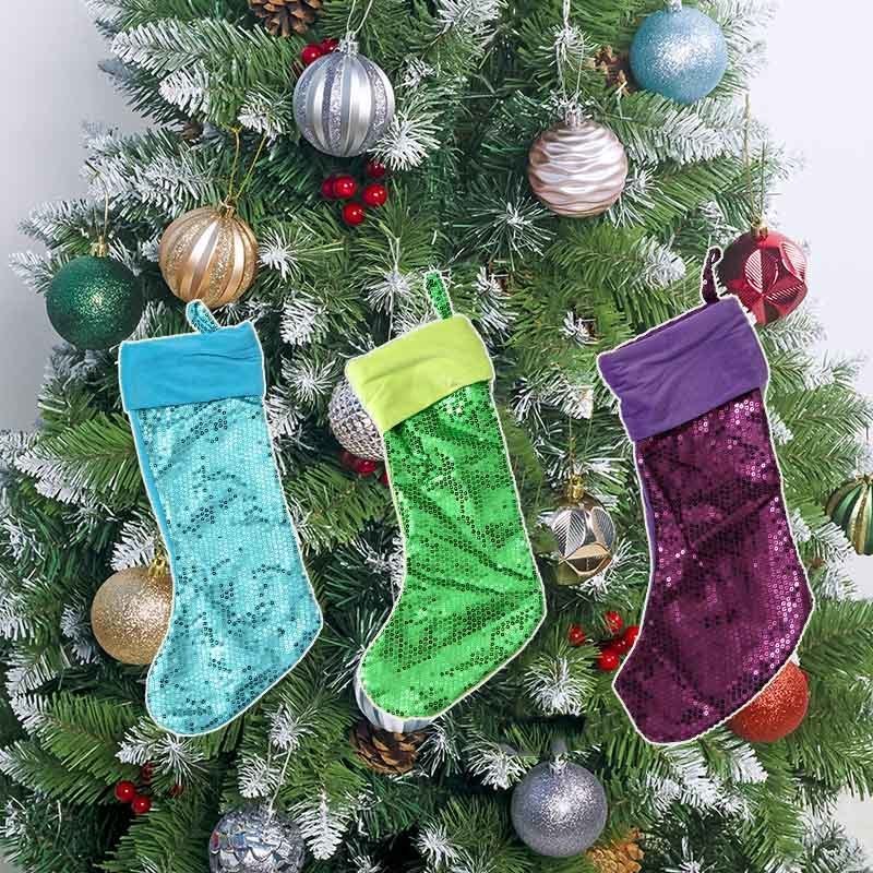 Fashion Bling Bling Christmas Xmas Stocking Christmas Stocking Gift Bags Large Size Sequins Decorative Socks Bag Free Shipping Wholesale
Fashion Bling Bling Christmas Xmas Stocking Christmas Stocking Gift Bags Large Size Sequins Decorative Socks Bag Free Shipping Wholesale