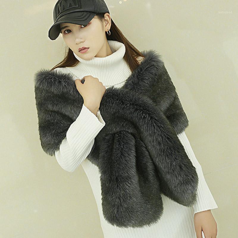 Scarves Winter Warm Faux Fur Women Shawls And Wraps Neck Collar Long Wool Scarfs Foulard Femme Thicked Poncho1
Scarves Winter Warm Faux Fur Women Shawls And Wraps Neck Collar Long Wool Scarfs Foulard Femme Thicked Poncho1