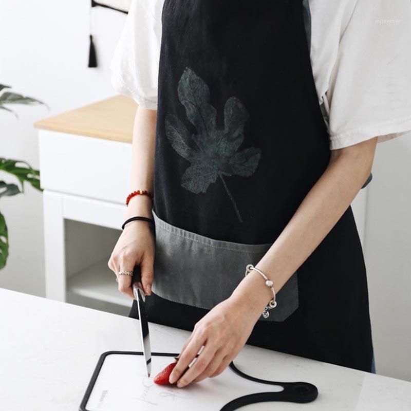 New Brief Nordic wind 100% cotton apron Coffee shops and restaurant work apron kitchen cooking Baking aprons for woman man bib1
New Brief Nordic wind 100% cotton apron Coffee shops and restaurant work apron kitchen cooking Baking aprons for woman man bib1