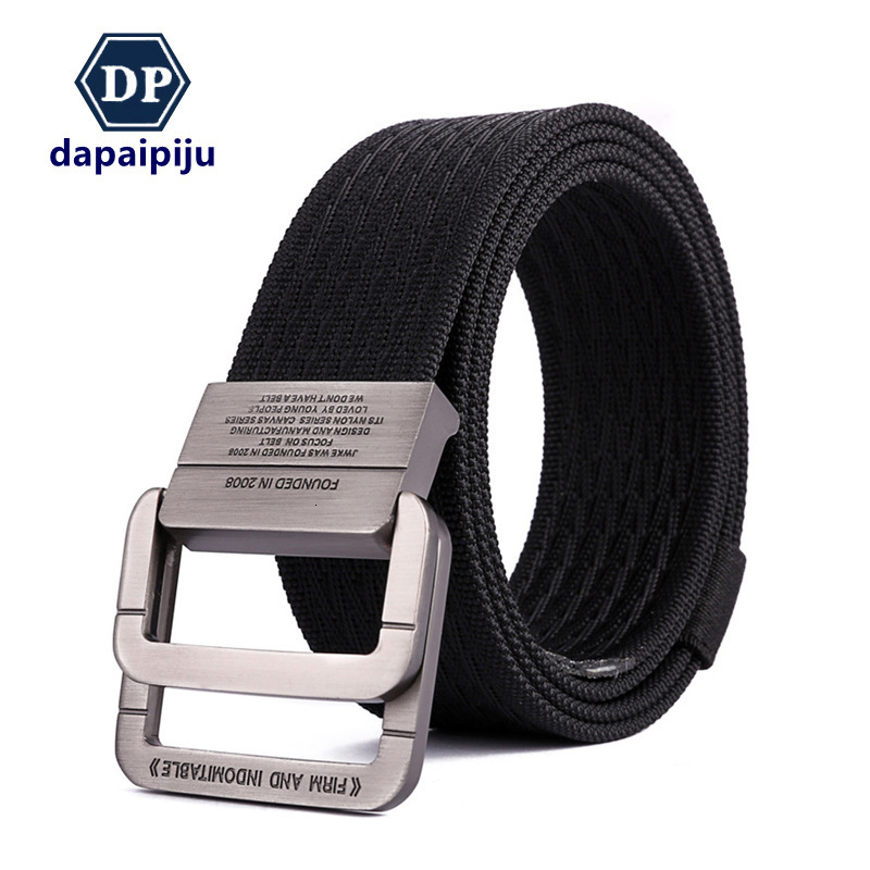 Outdoor quick drying nylon men's tactical sports alloy double ring buckle Korean woven canvas belt
Outdoor quick drying nylon men's tactical sports alloy double ring buckle Korean woven canvas belt