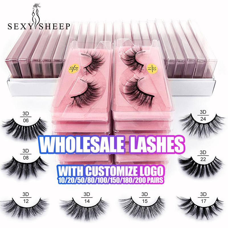 SEXYSHEEP Wholesale eyelashes 20/40/100/200pcs natural long 3d faux Mink Lashes Wholesale Makeup False Eyelashs Thick In Bulk
SEXYSHEEP Wholesale eyelashes 20/40/100/200pcs natural long 3d faux Mink Lashes Wholesale Makeup False Eyelashs Thick In Bulk