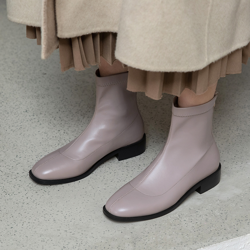 2020 Autumn fashion Female ankle Square toe Low heel shoes Zip woman short black grey brown mujer boots, Gray
2020 Autumn fashion Female ankle Square toe Low heel shoes Zip woman short black grey brown mujer boots, Gray
