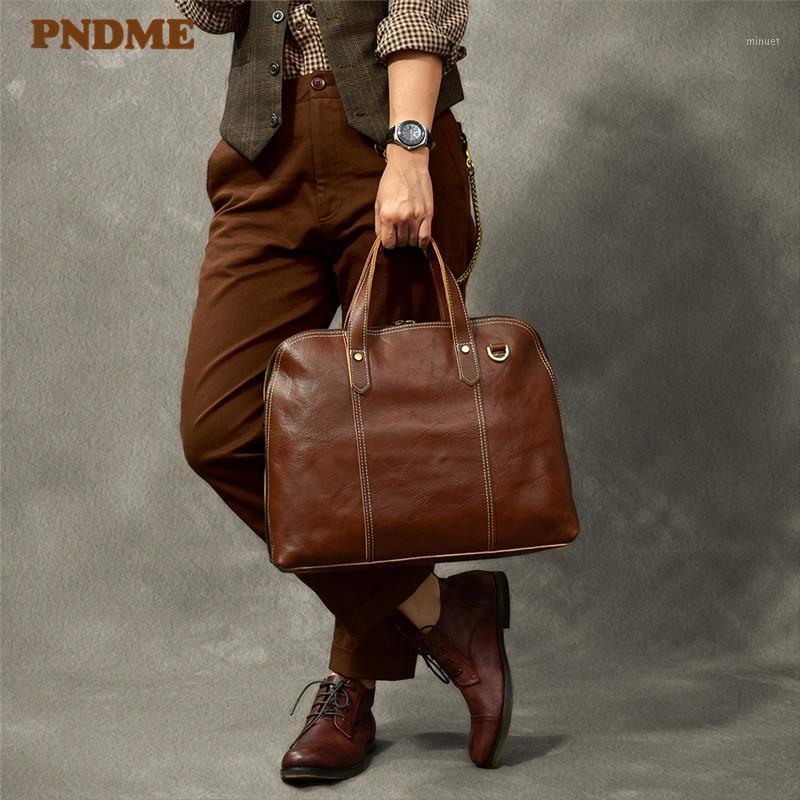 Retro high-quality first layer cowhide men's briefcase business women's work handbag simple genuine leather laptop messenger bag1, Brown
Retro high-quality first layer cowhide men's briefcase business women's work handbag simple genuine leather laptop messenger bag1, Brown