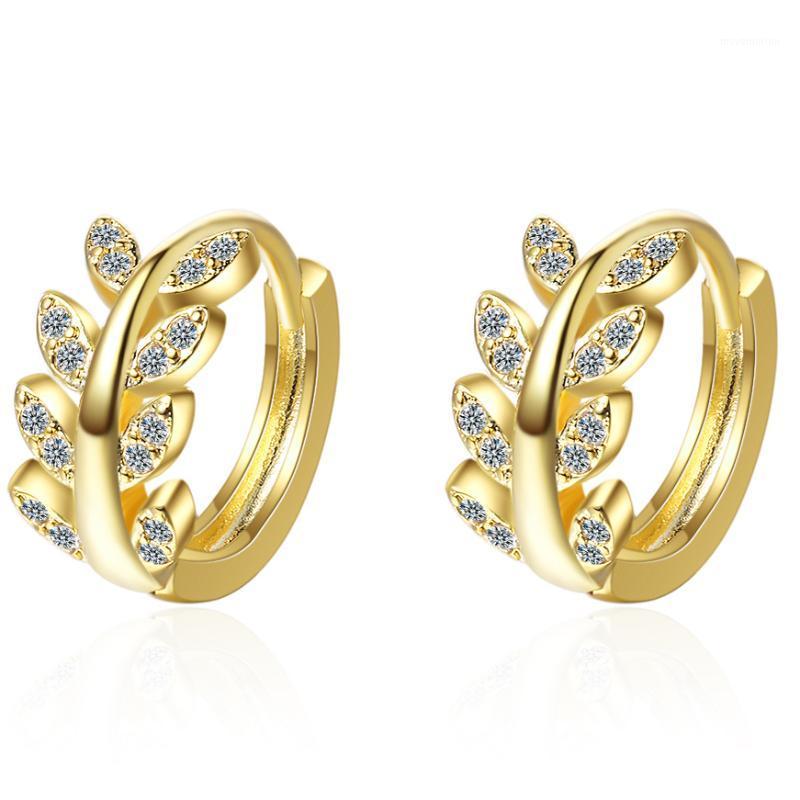 Gold Circle Round Glitter Leaf Bling Cubic Zirconia 925 Sterling Silver Hoop Earrings For Women Designer Fashion Korean Jewelry1
Gold Circle Round Glitter Leaf Bling Cubic Zirconia 925 Sterling Silver Hoop Earrings For Women Designer Fashion Korean Jewelry1