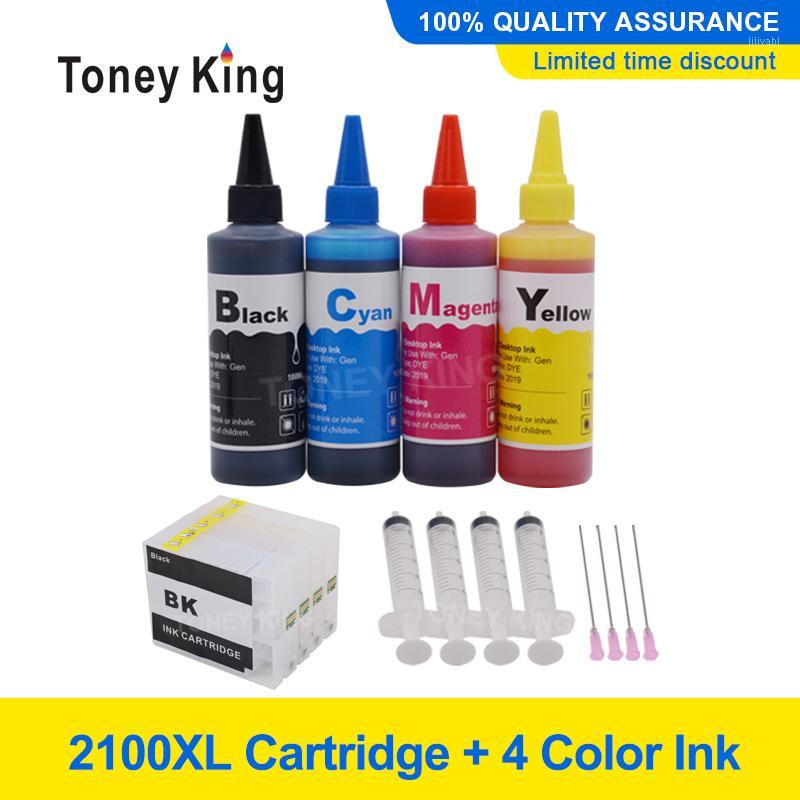 Toney King new Printer+ 400ml Refill Dye Ink PGI2100 For Canon MAXIFY MB5110 MB5410 Refill Ink Cartridge For Canon PGI2100XL1
Toney King new Printer+ 400ml Refill Dye Ink PGI2100 For Canon MAXIFY MB5110 MB5410 Refill Ink Cartridge For Canon PGI2100XL1