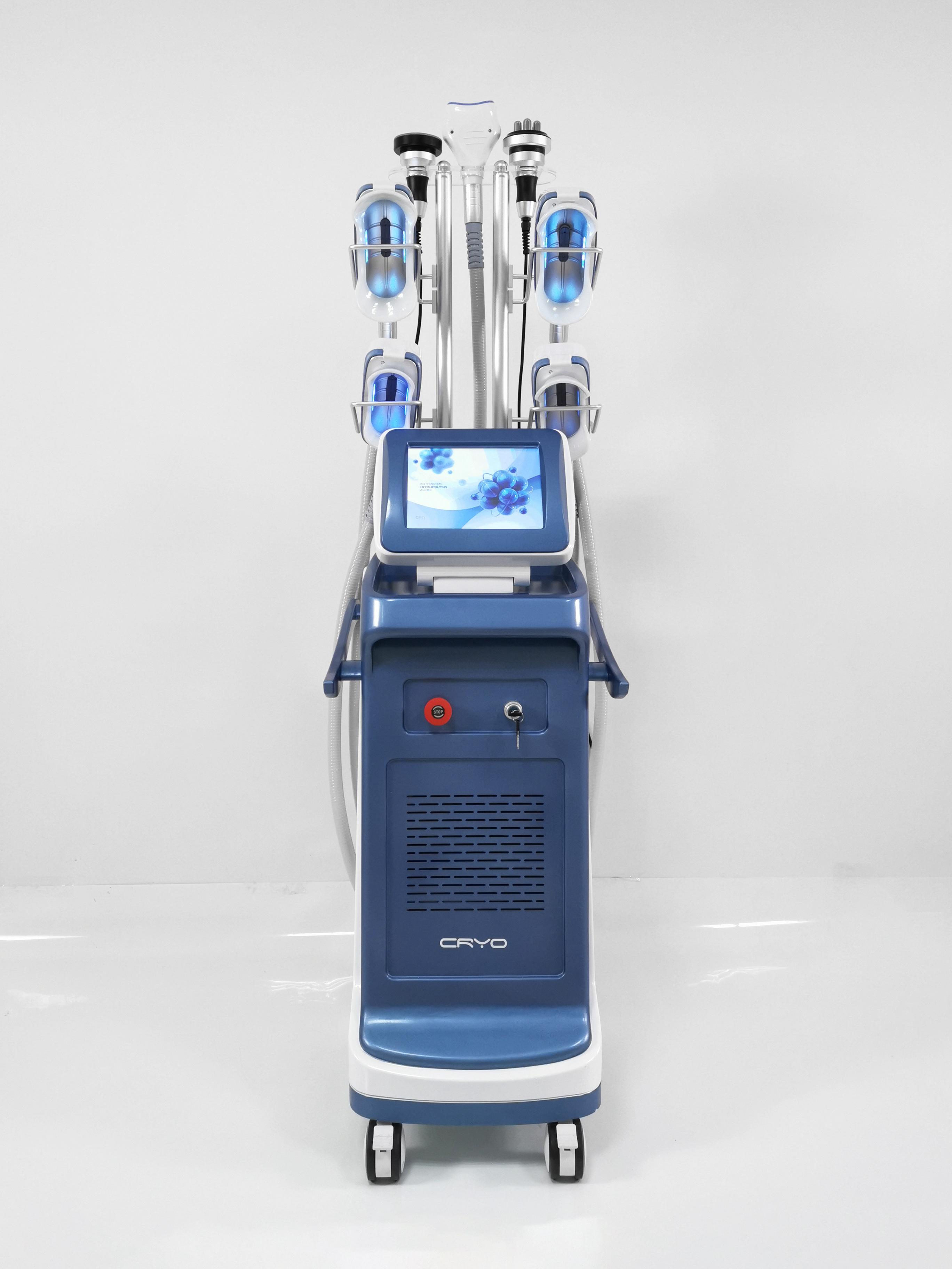 Angle surrounding cryolipolysis slimming machine Cryo lipo laser 40k cavitation Body RF face RF freeze weight loss double chin removal
Angle surrounding cryolipolysis slimming machine Cryo lipo laser 40k cavitation Body RF face RF freeze weight loss double chin removal